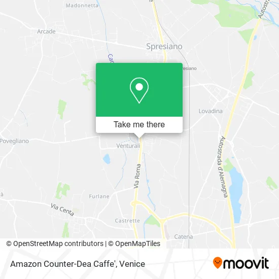 Amazon Counter-Dea Cafe map