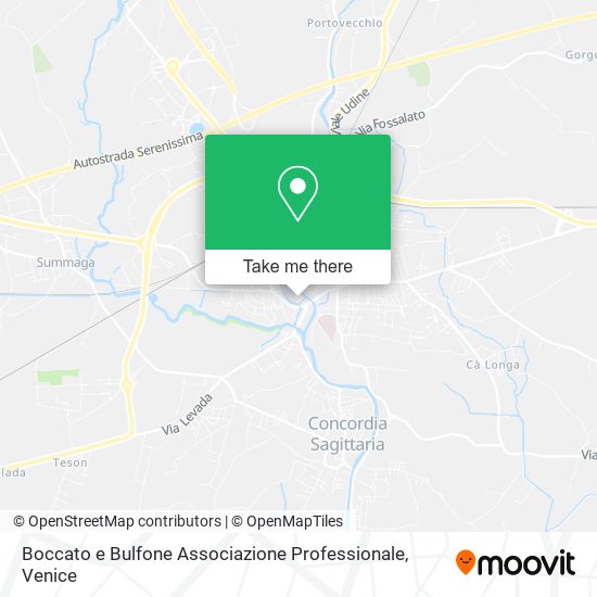 Boccato e Bulfone Associazione Professionale map