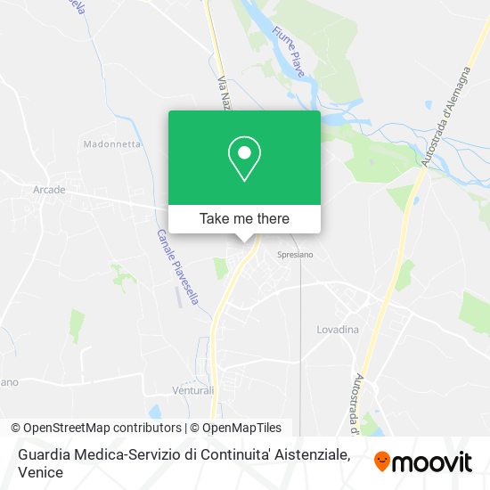 Guardia Medica-Servizio di Continuita' Aistenziale map