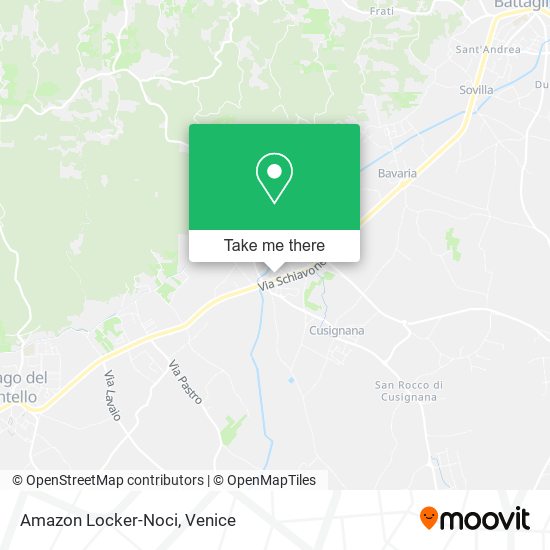 Amazon Locker-Noci map