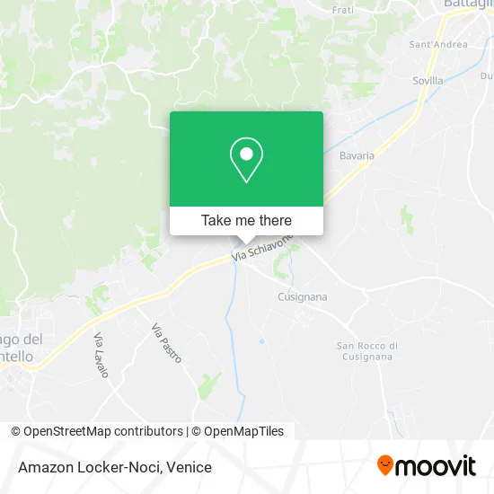 Amazon Locker-Noci map