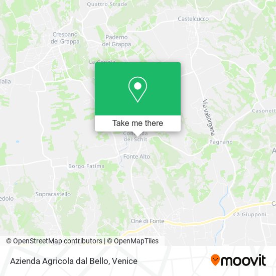 Azienda Agricola dal Bello map