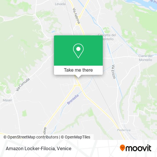 Amazon Locker-Filocia map