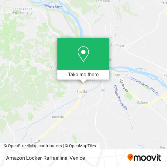 Amazon Locker-Raffaellina map