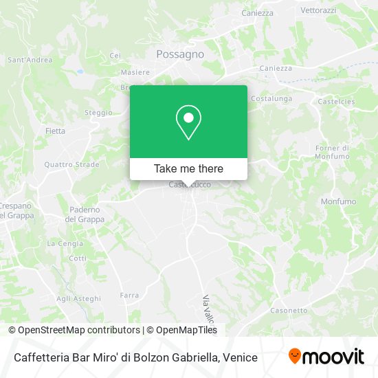 Caffetteria Bar Miro' di Bolzon Gabriella map