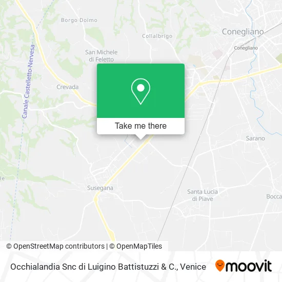 Occhialandia Snc di Luigino Battistuzzi & C. map