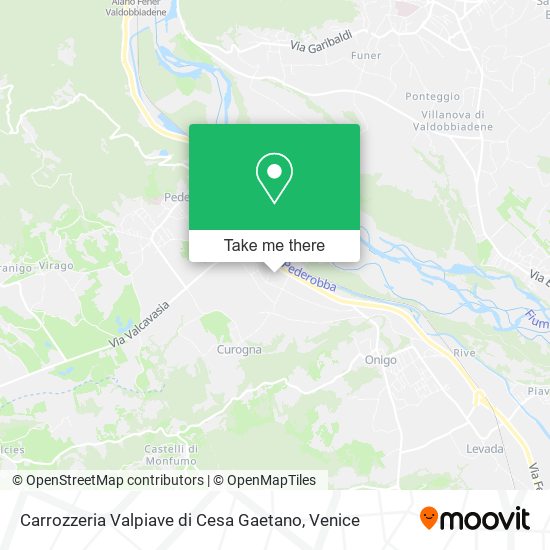 Carrozzeria Valpiave di Cesa Gaetano map