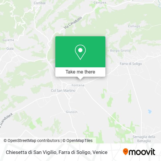 Chiesetta di San Vigilio, Farra di Soligo map