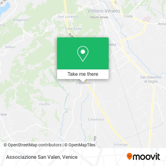 Associazione San Valen map