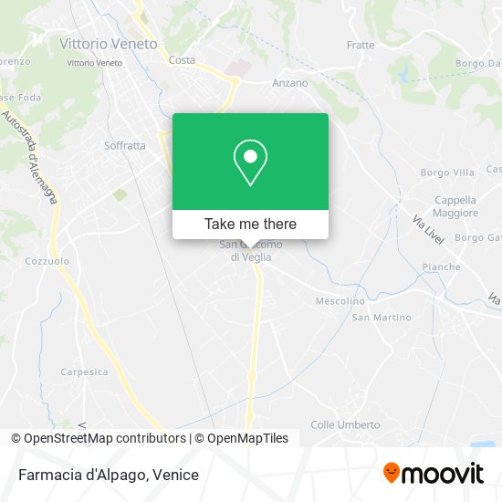 Farmacia d'Alpago map
