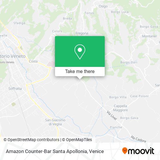 Amazon Counter-Bar Santa Apollonia map