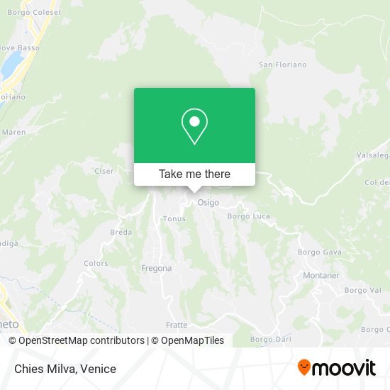 Chies Milva map