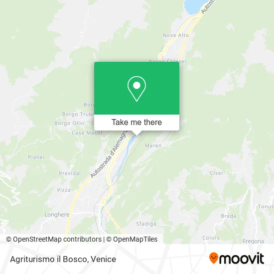 Agriturismo il Bosco map
