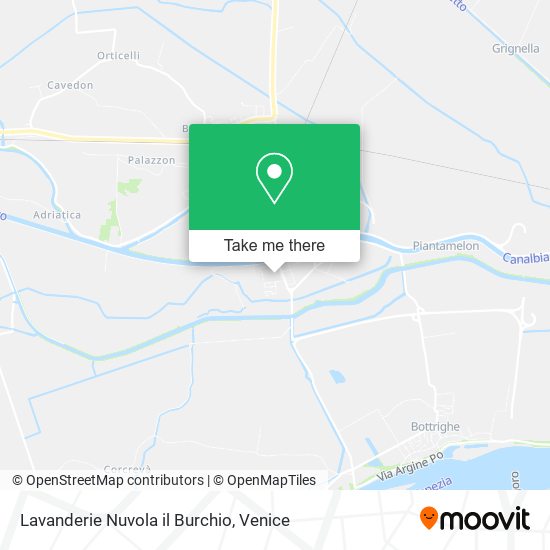 Lavanderie Nuvola il Burchio map