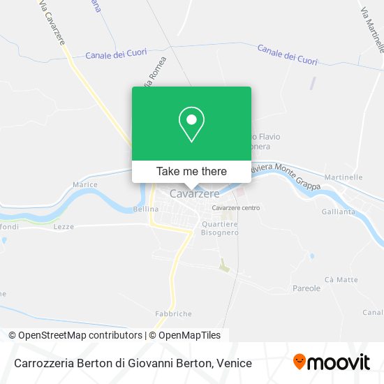 Carrozzeria Berton di Giovanni Berton map