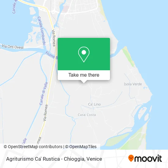 Agriturismo Ca' Rustica - Chioggia map