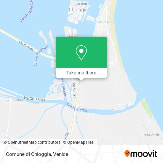 Municipality of Chioggia map