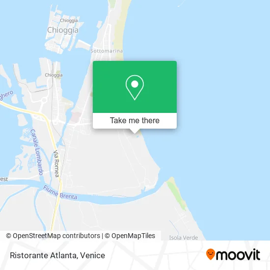 Atlanta Restaurant map