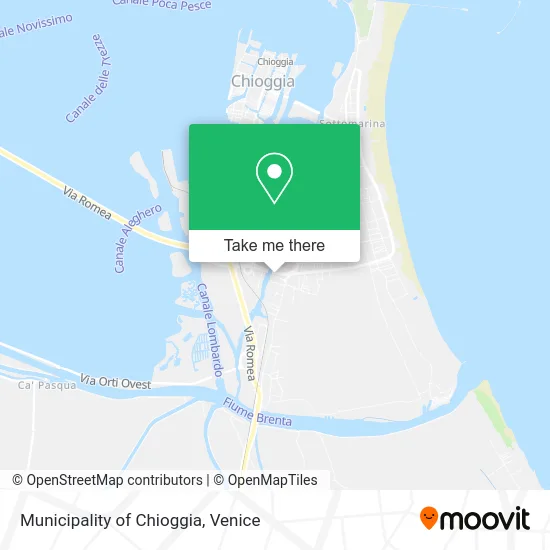 Municipality of Chioggia map