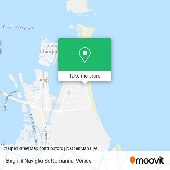 Bagni il Naviglio Sottomarina map