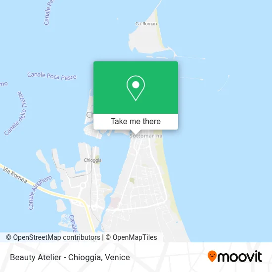 Beauty Atelier - Chioggia map
