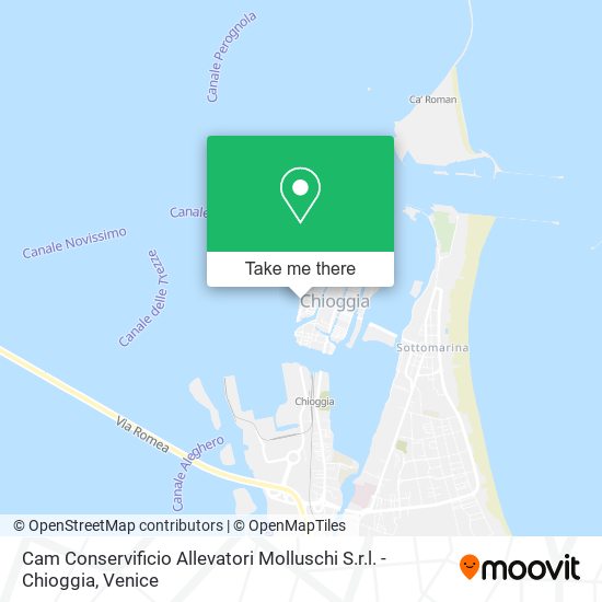 Cam Conservificio Allevatori Molluschi S.r.l. - Chioggia map