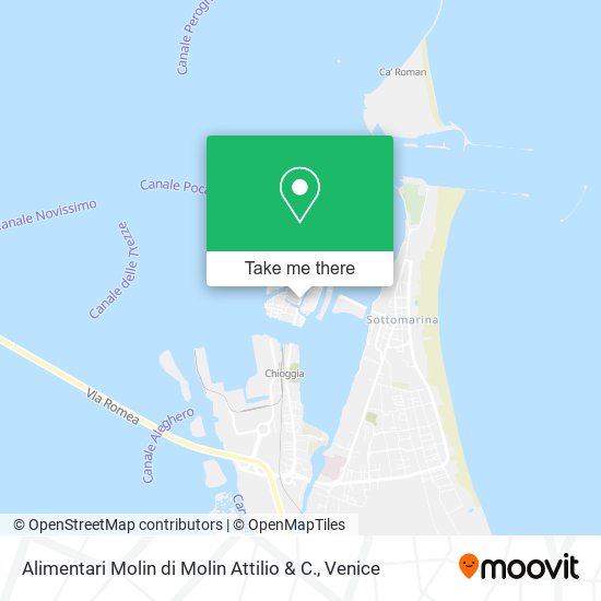 Alimentari Molin di Molin Attilio & C. map