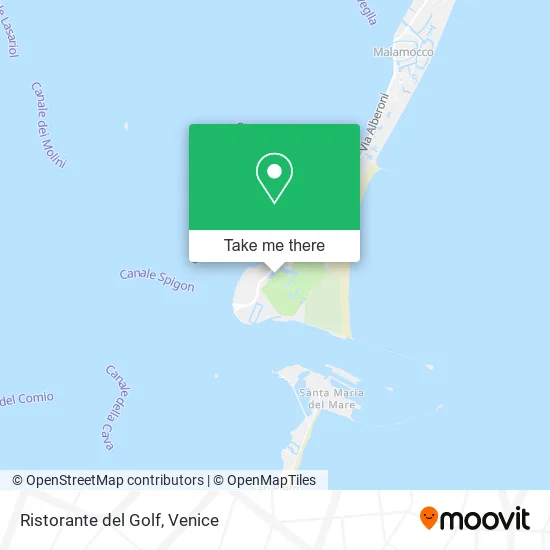 Golf Restaurant map
