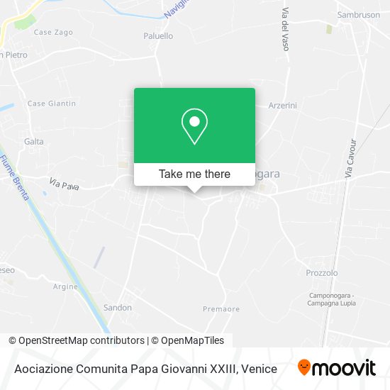 Aociazione Comunita Papa Giovanni XXIII map