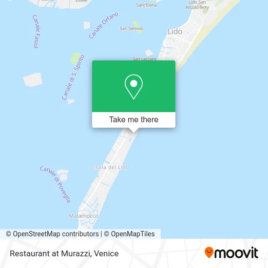 Restaurant at Murazzi map