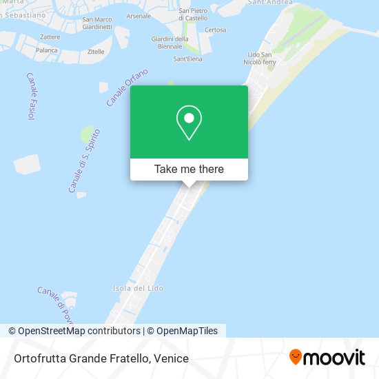 Ortofrutta Grande Fratello map