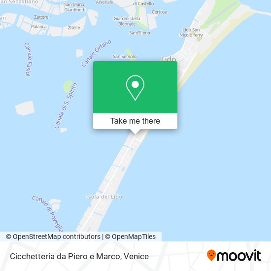 Cicchetteria da Piero e Marco map