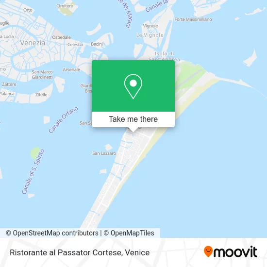 Passator Cortese Restaurant map