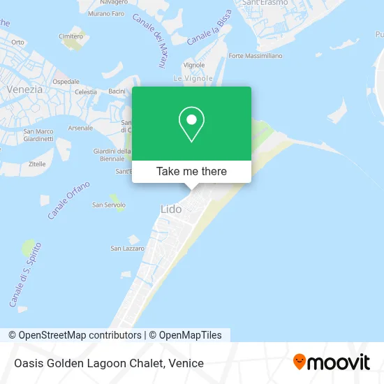 Oasis Golden Lagoon Chalet map