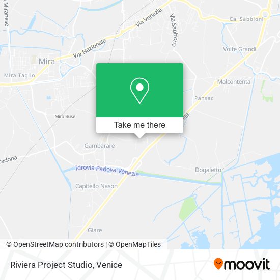 Riviera Project Studio map