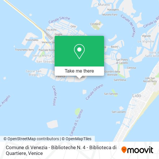 Comune di Venezia - Biblioteche N. 4 - Biblioteca di Quartiere map