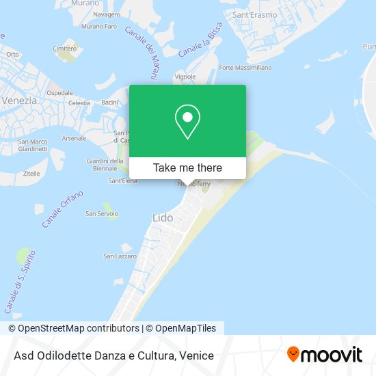 Asd Odilodette Danza e Cultura map