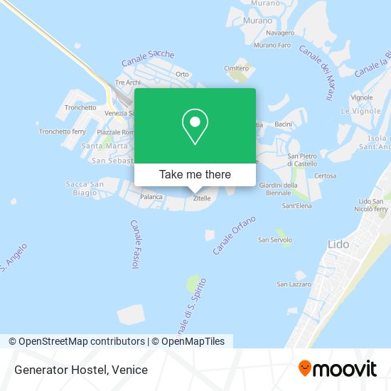 Generator Hostel map