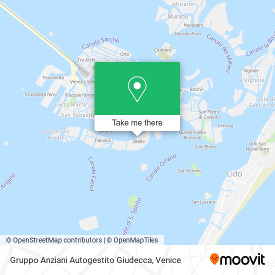 Gruppo Anziani Autogestito Giudecca map