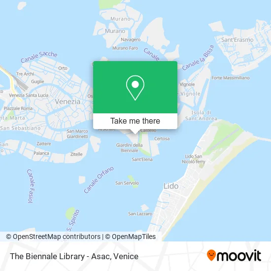 The Biennale Library - Asac map