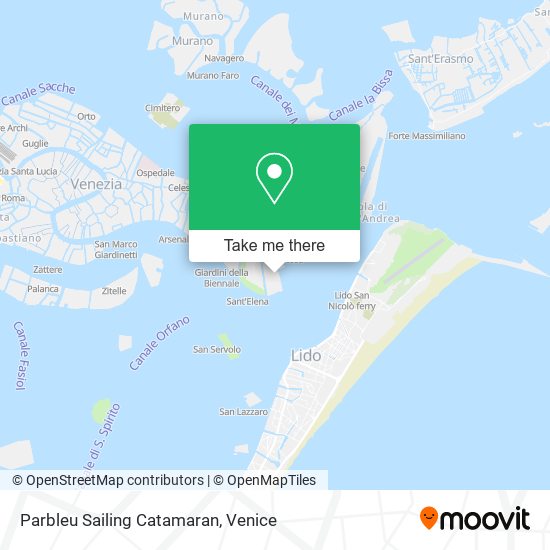 Parbleu Sailing Catamaran map
