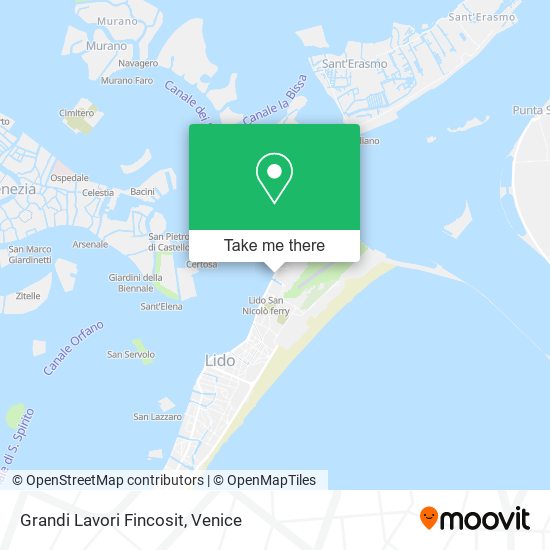 Grandi Lavori Fincosit map