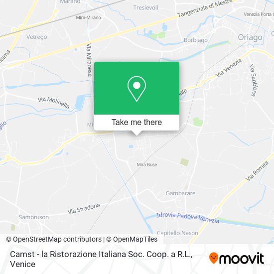 Camst - la Ristorazione Italiana Soc. Coop. a R.L. map