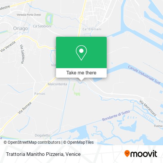 Trattoria Manitho Pizzeria map
