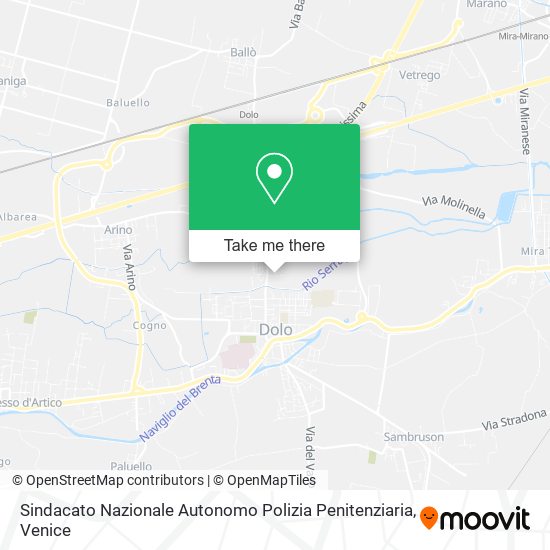 Sindacato Nazionale Autonomo Polizia Penitenziaria map