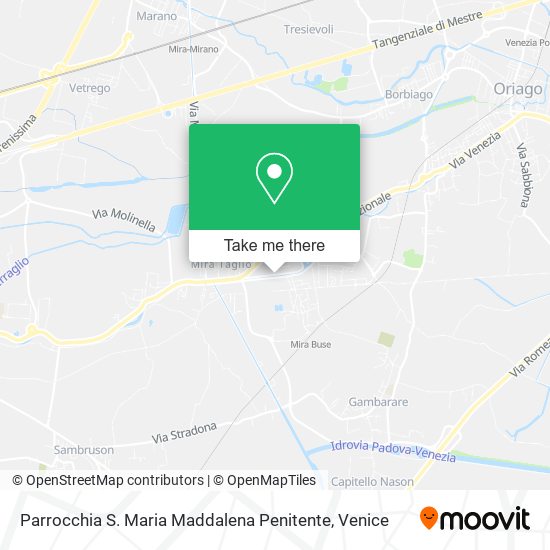 Parrocchia S. Maria Maddalena Penitente map