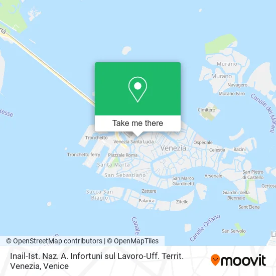 Inail-Ist. Naz. A. Infortuni sul Lavoro-Uff. Territ. Venezia map