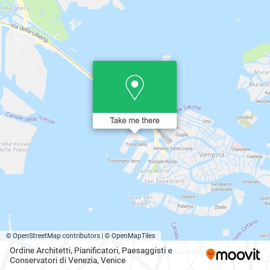 Ordine Architetti, Pianificatori, Paesaggisti e Conservatori di Venezia map