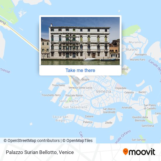 Palazzo Surian Bellotto map