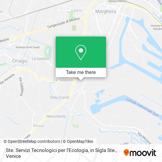 Ste. Servizi Tecnologici per l'Ecologia, in Sigla Ste. map